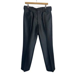 DG-91 Miller Stockman Western Wear Charcoal Gray Dress Pants Size 34 Made In USA